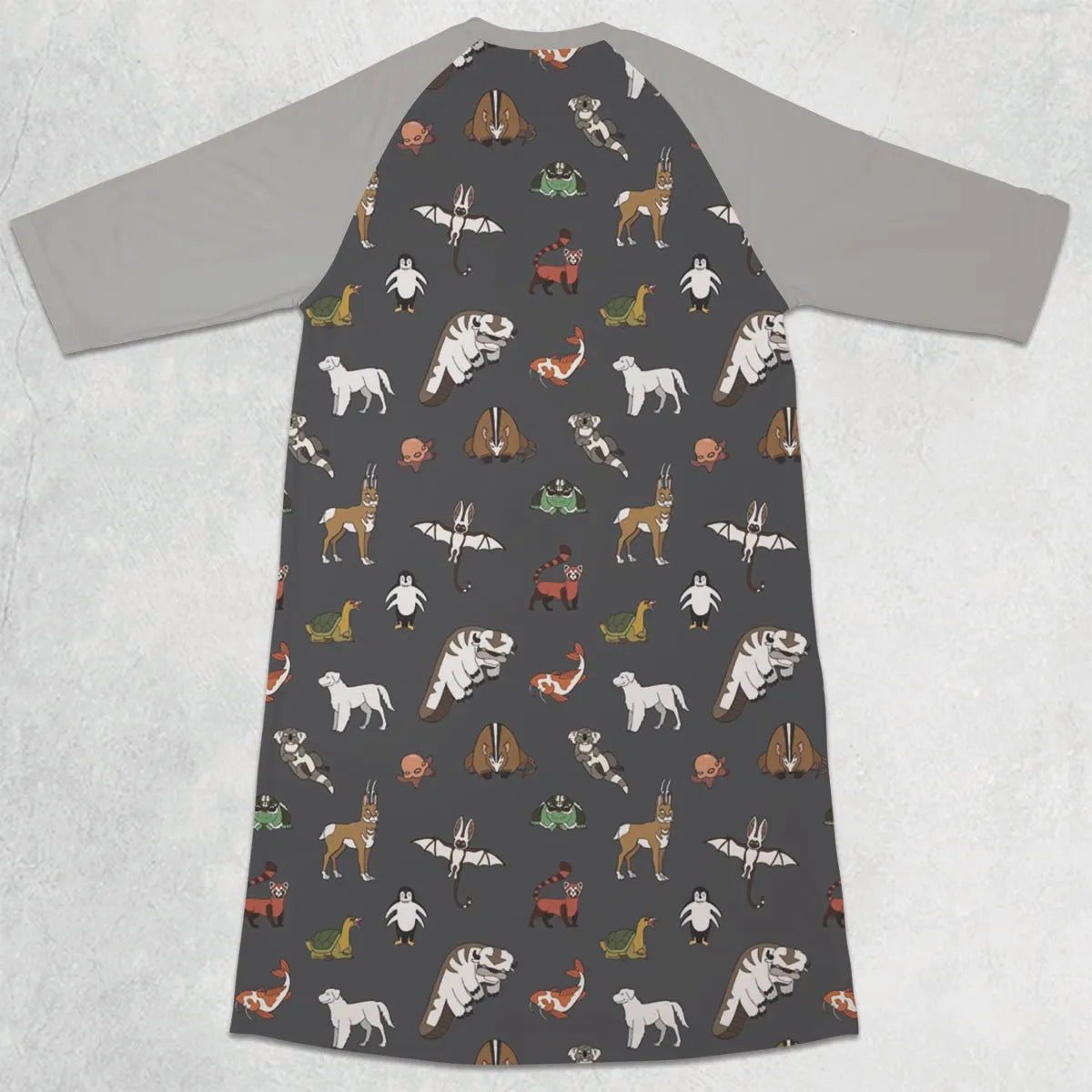 3/4 Sleeve Raglan Dress - F483UTQ4