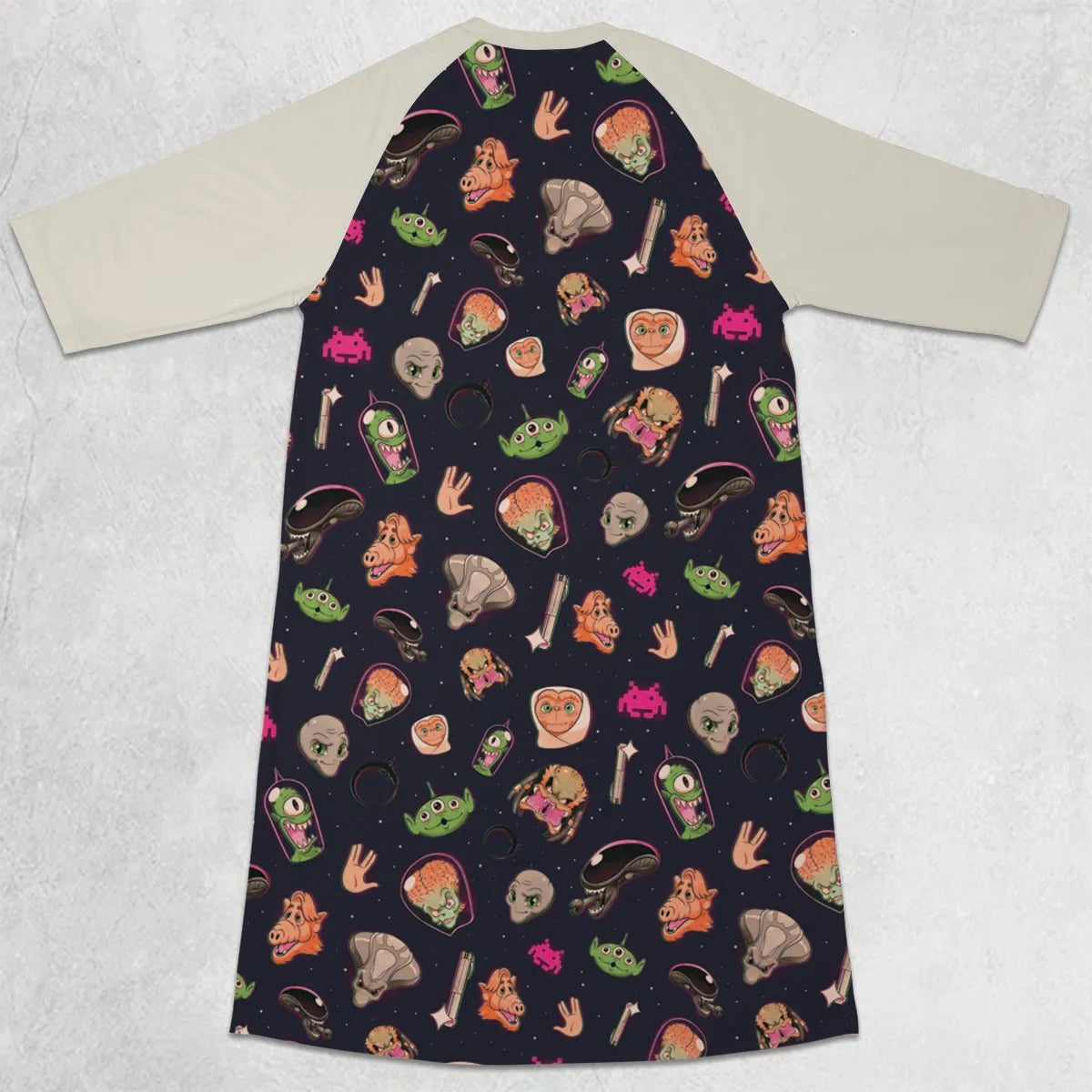 3/4 Sleeve Raglan Dress - 8YE7EN88