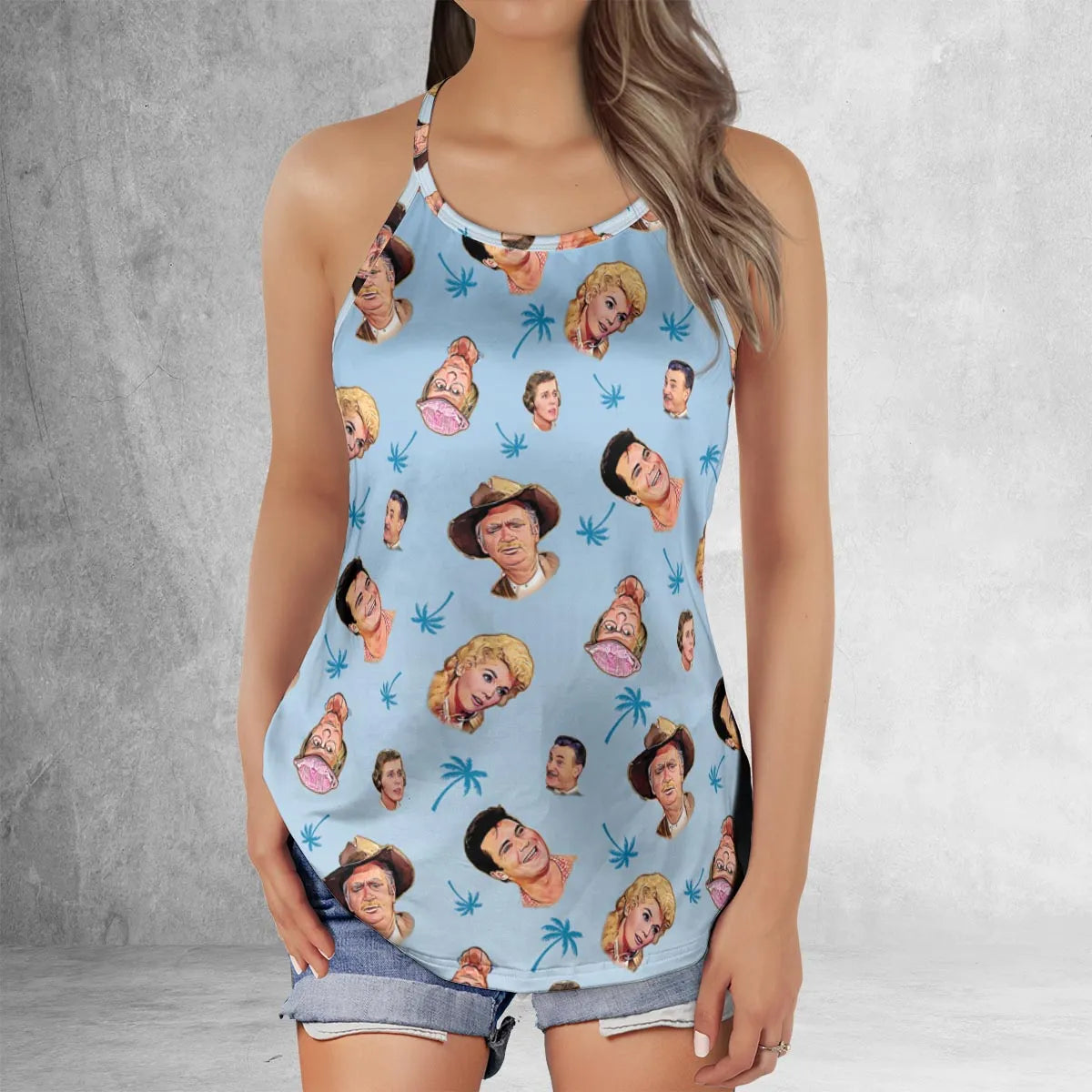 Criss Cross Tank Top - 9MV3FB6X