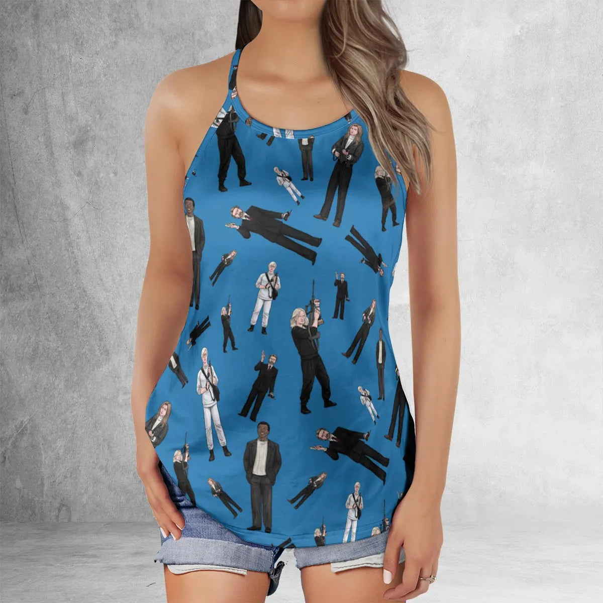Criss Cross Tank Top - 8LZPZDT7