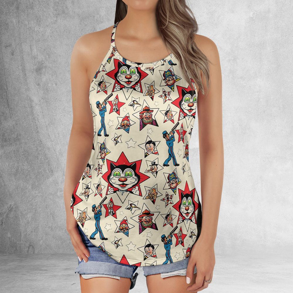 Criss Cross Tank Top - 6AUW2A93 -  - 2