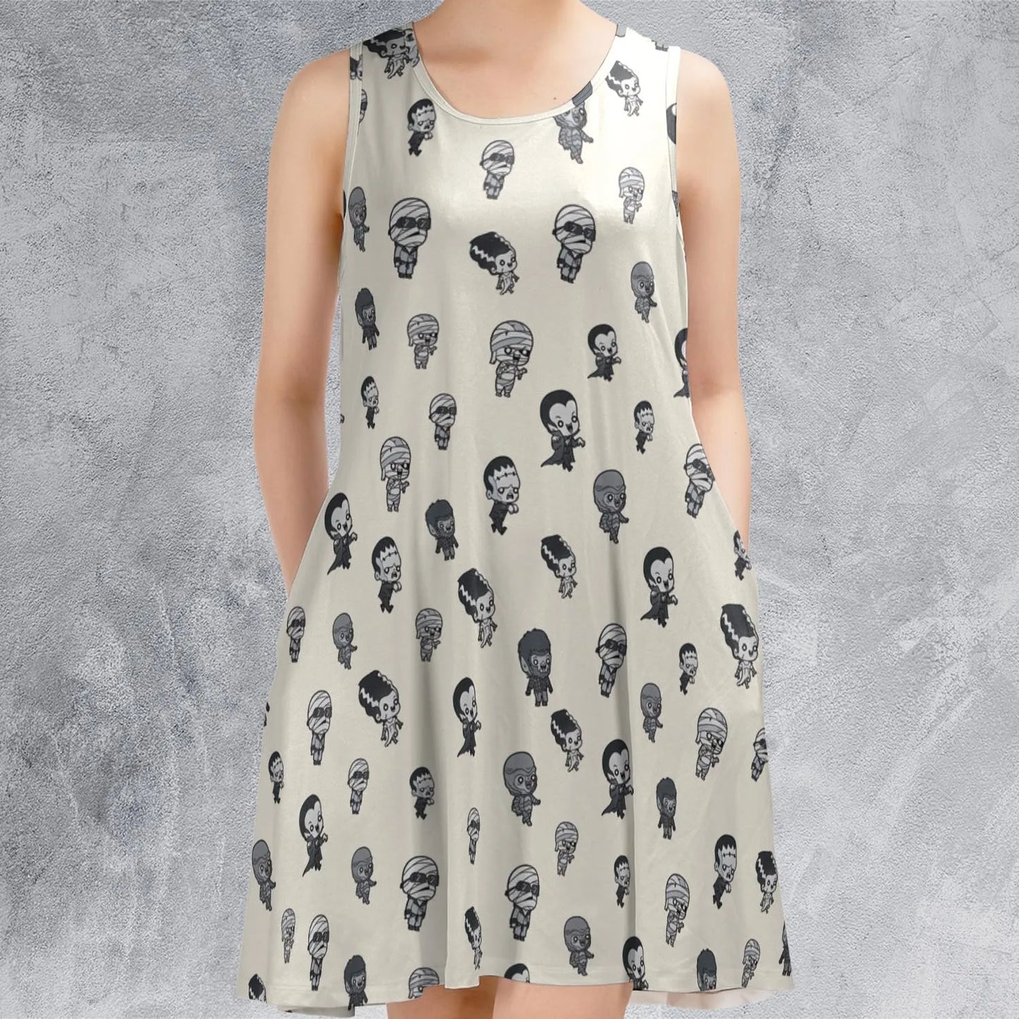 Sleeveless Dress - AWNEA7WK