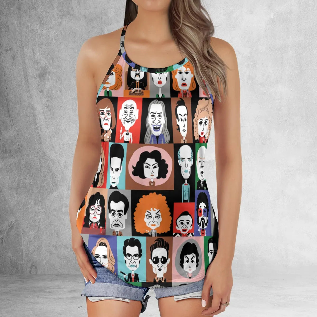 Criss Cross Tank Top - 7ZG3AZVQ