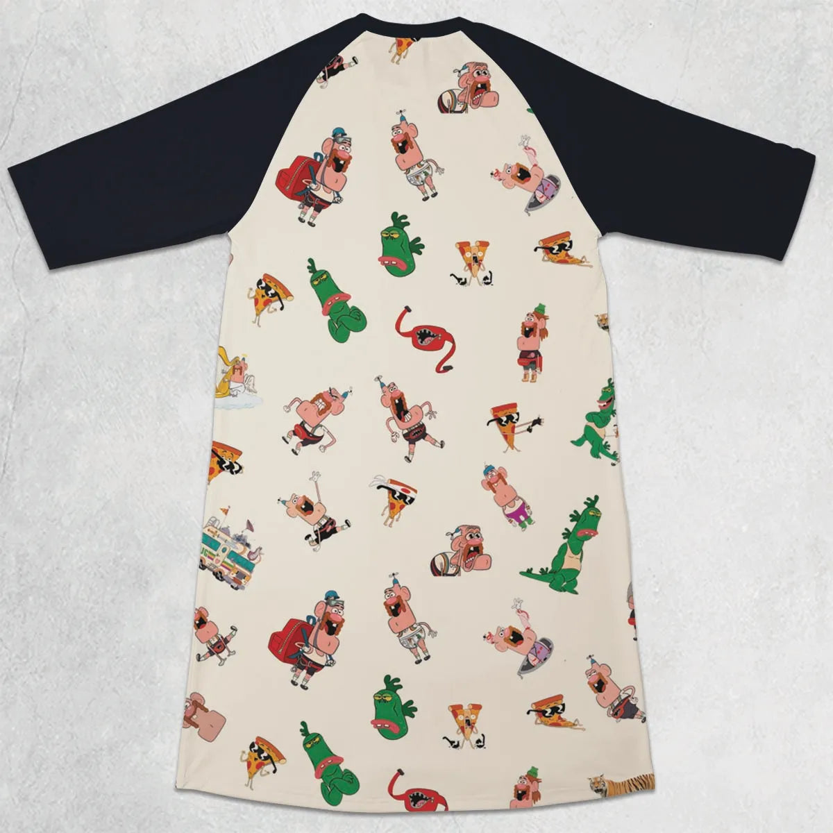 3/4 Sleeve Raglan Dress - SS12M8YL