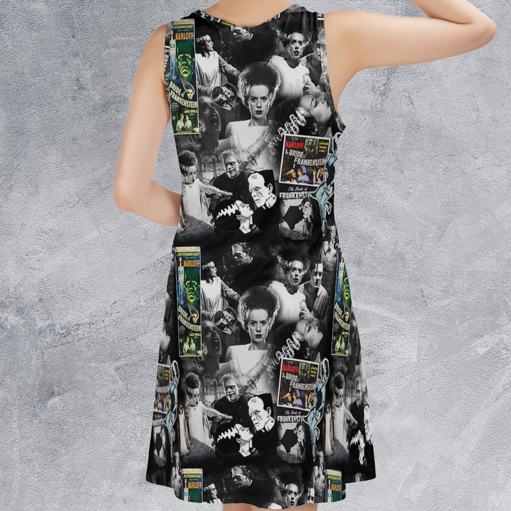 Sleeveless Dress - WDRU4PLN -  - 2