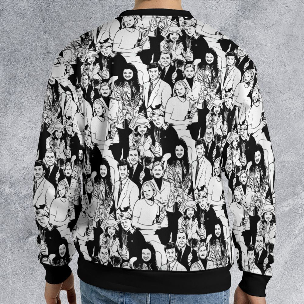 All-over Print Sweatshirt - R2UW318P -  - 2