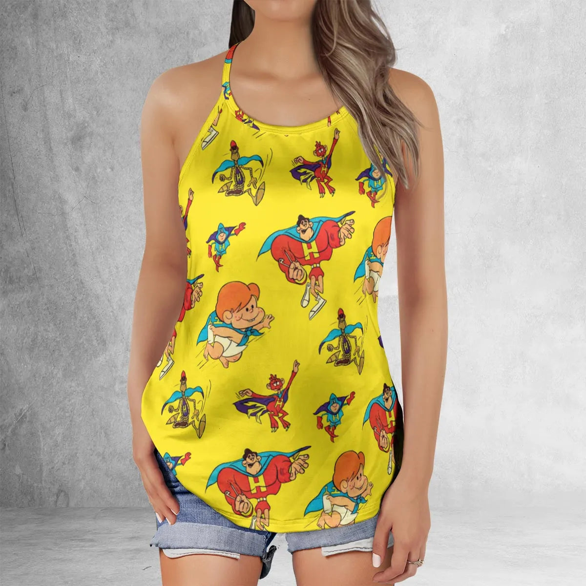 Criss Cross Tank Top - N3BZGYQ5