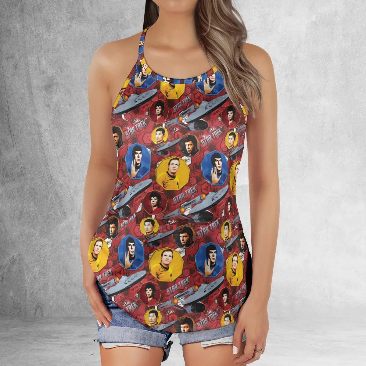 Criss Cross Tank Top - T8NHP7HC