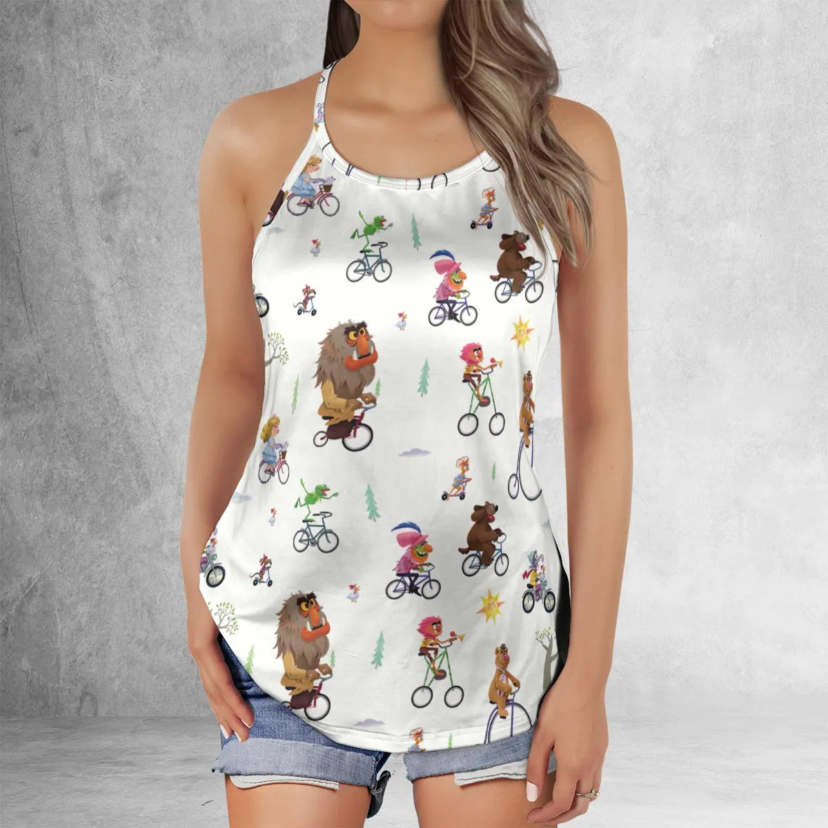 Criss Cross Tank Top - L7FZ9XAL