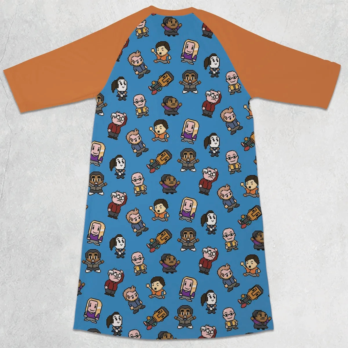 3/4 Sleeve Raglan Dress - XUFKSMBQ