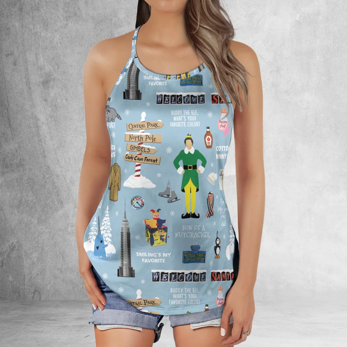 Criss Cross Tank Top - K2M7FV13