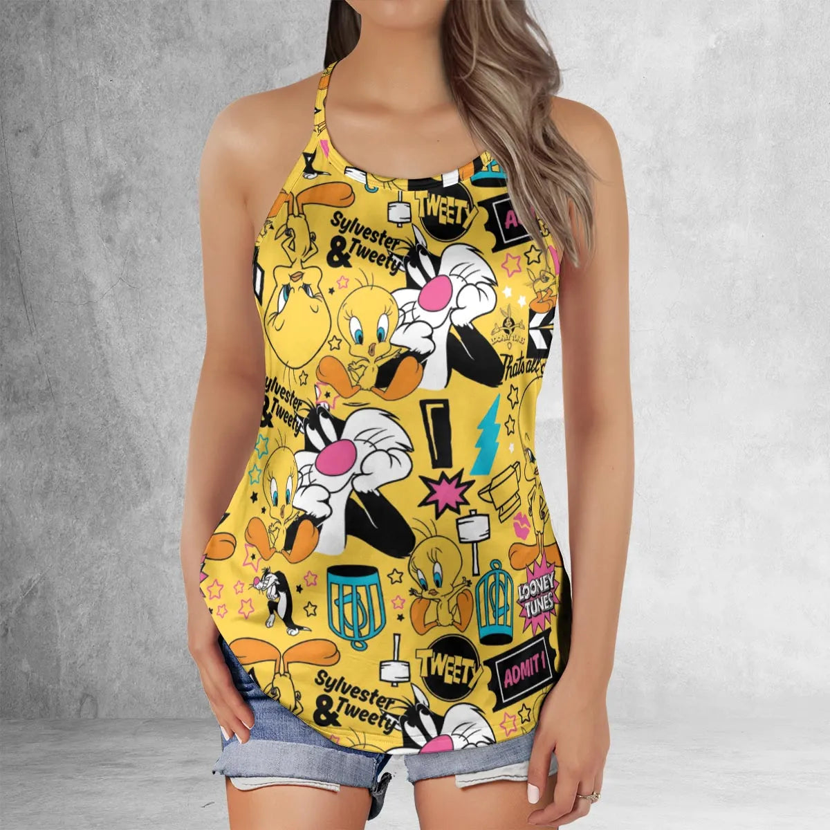 Criss Cross Tank Top - A58W34VK