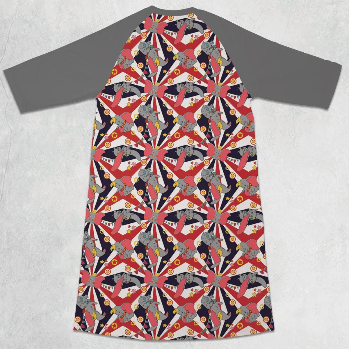 3/4 Sleeve Raglan Dress - TGZM388N