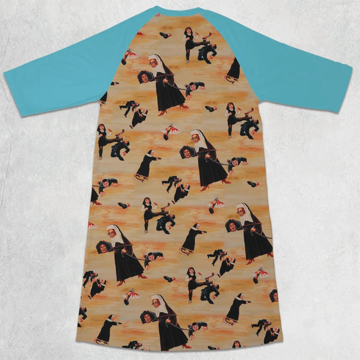 3/4 Sleeve Raglan Dress - 47KV6YBR