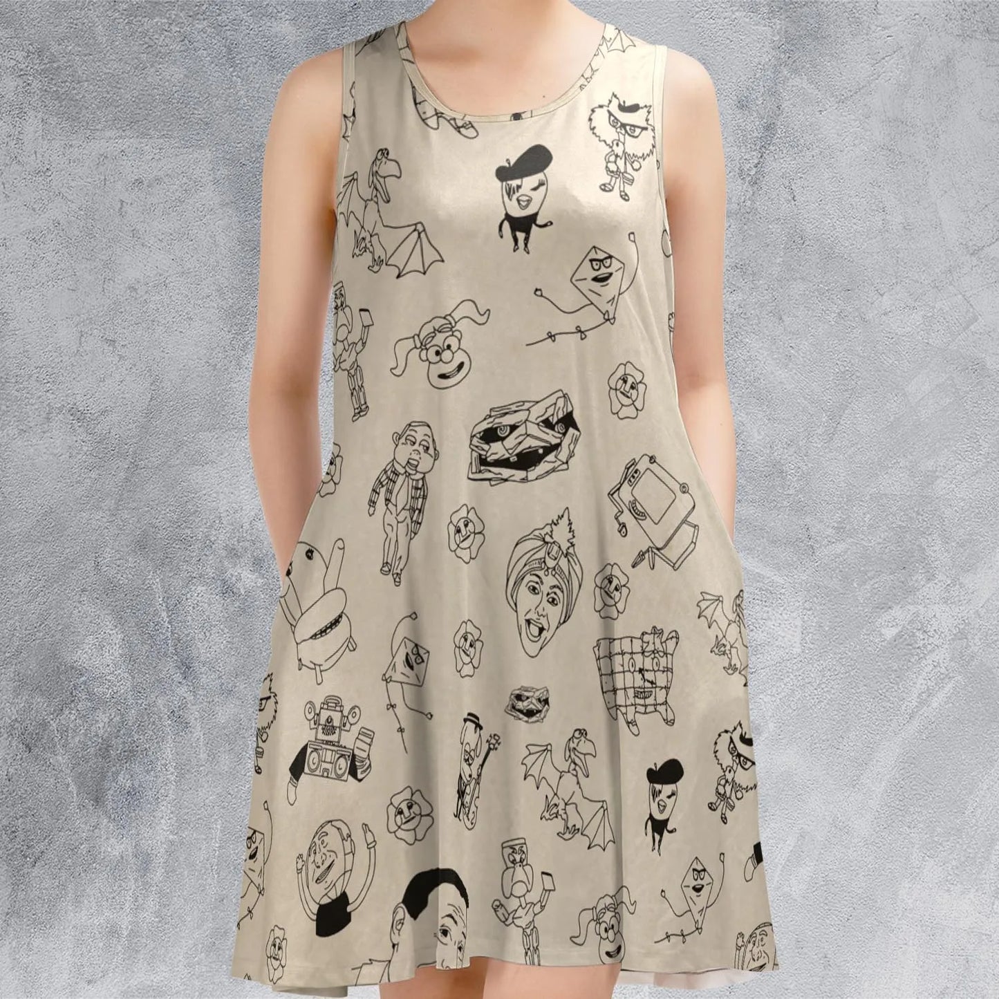 Sleeveless Dress - 7CG1WHXQ