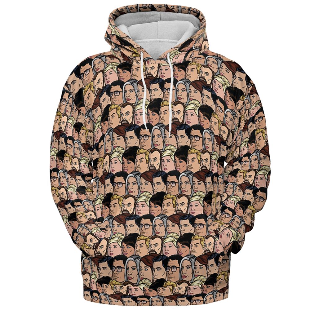 All-over Print Hoodie - Q2N31513 -  - 2