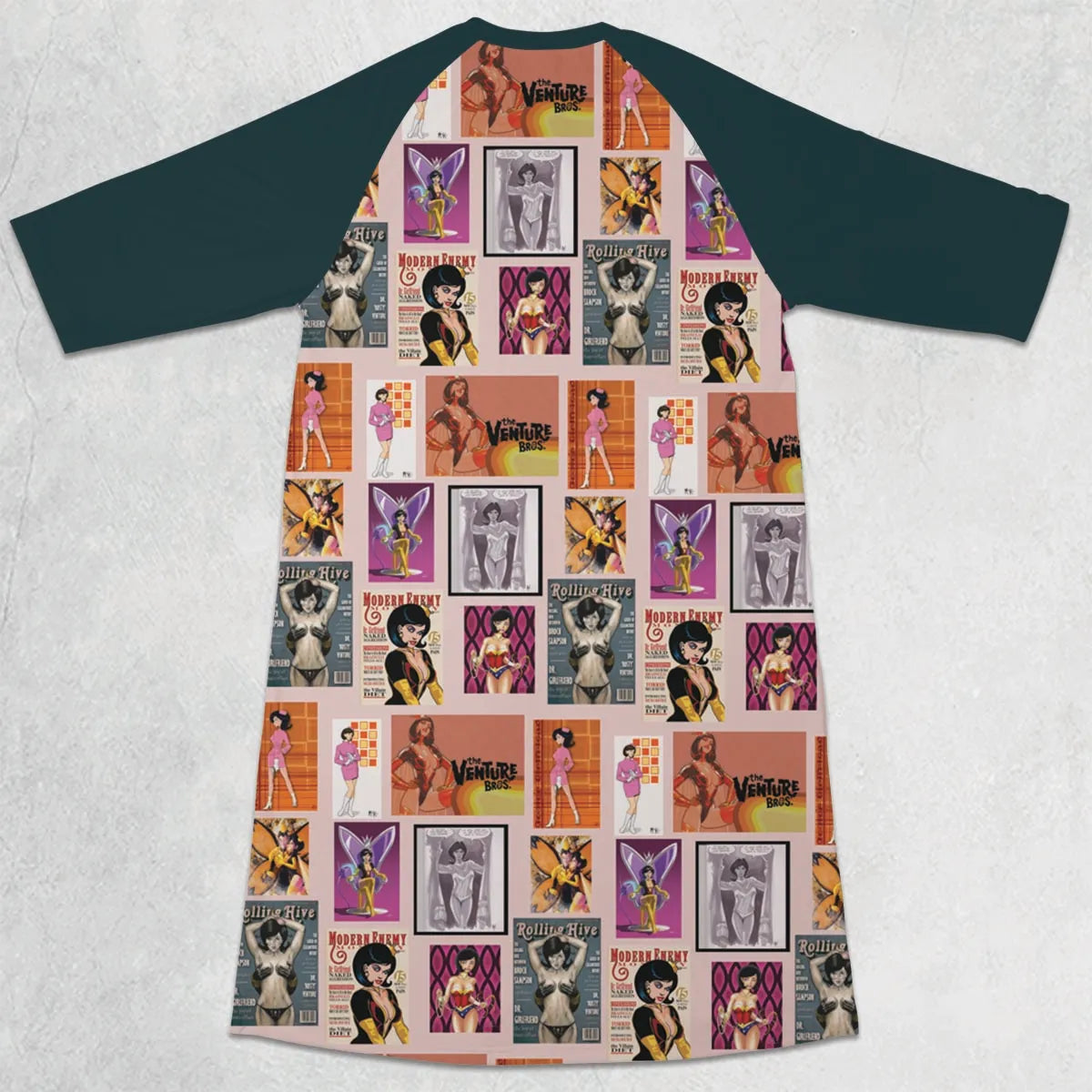 3/4 Sleeve Raglan Dress - K6BDEC38