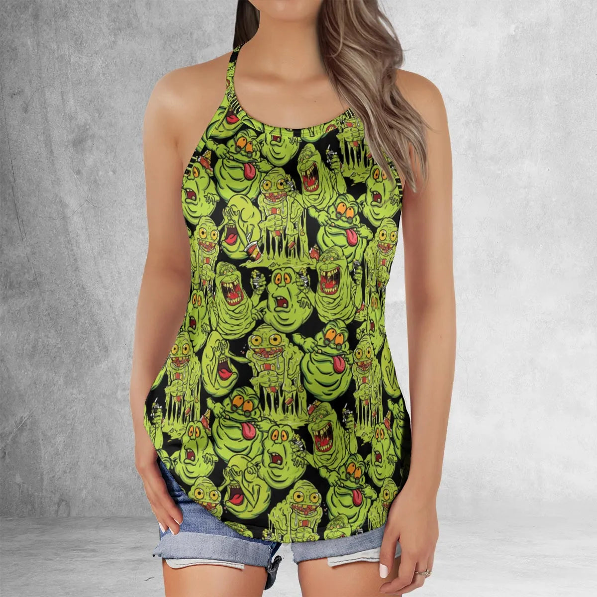 Criss Cross Tank Top - TMUYX516