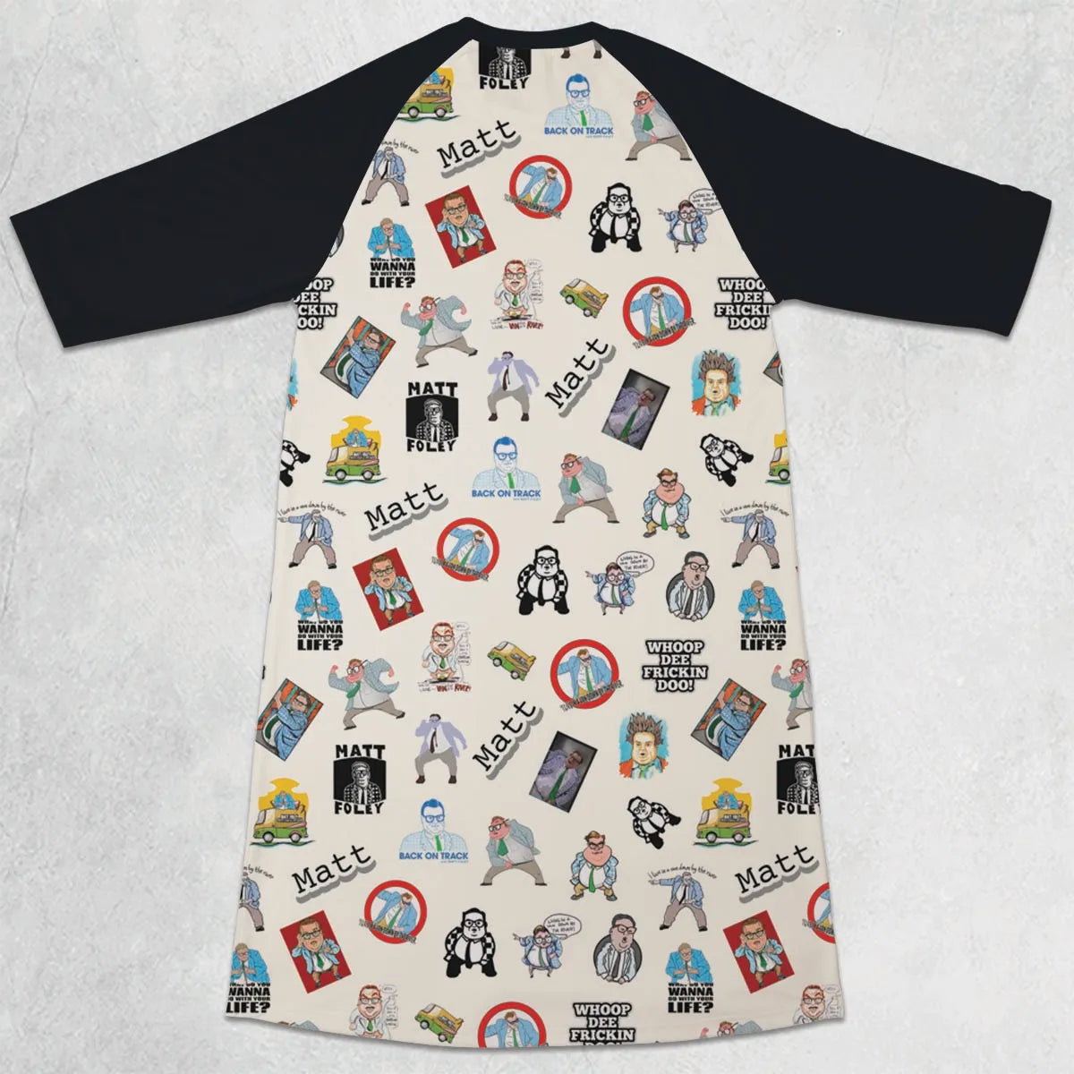 3/4 Sleeve Raglan Dress - 3ZP52C54