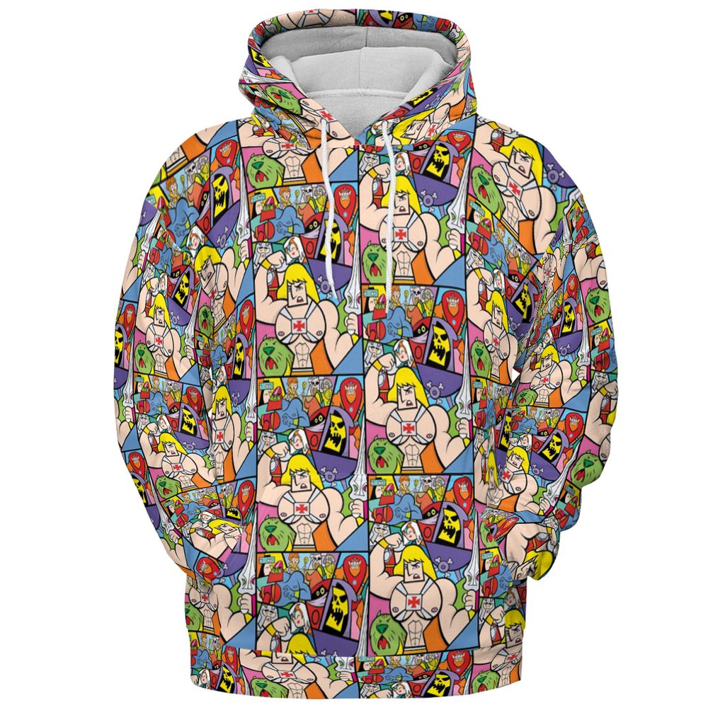All-over Print Hoodie - DP66NY8E -  - 2