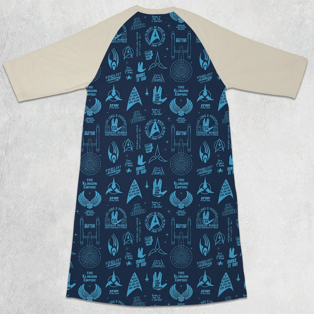3/4 Sleeve Raglan Dress - 2W1TXVZ1