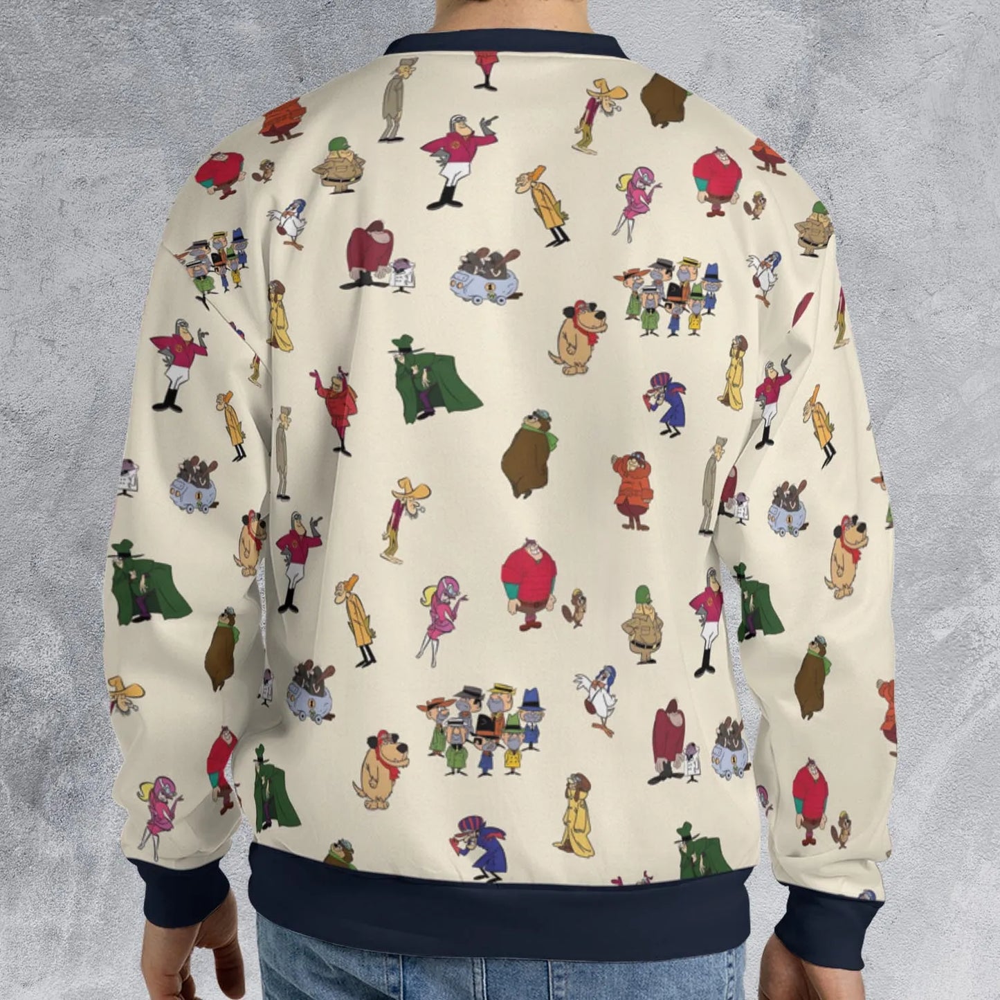 All-over Print Sweatshirt - DFSTAHJJ