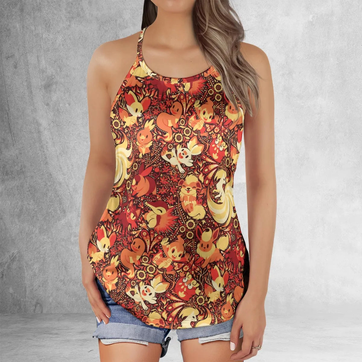 Criss Cross Tank Top - 2FVHAQV8