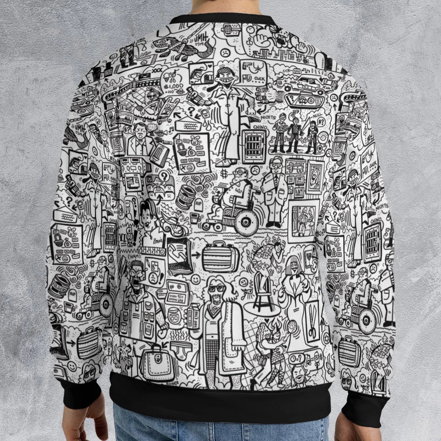 All-over Print Sweatshirt - NSDQVD94