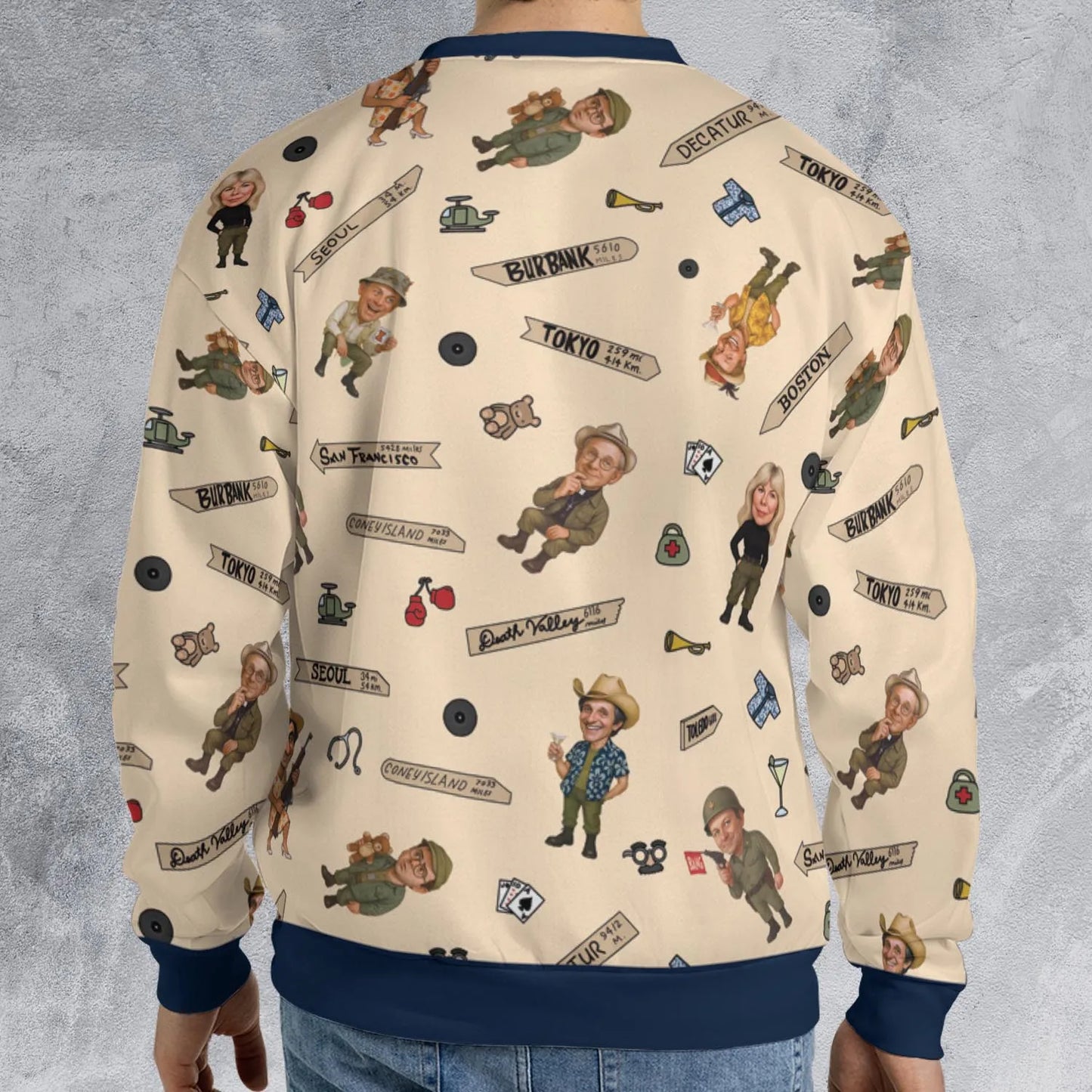 All-over Print Sweatshirt - TD9KWP9C
