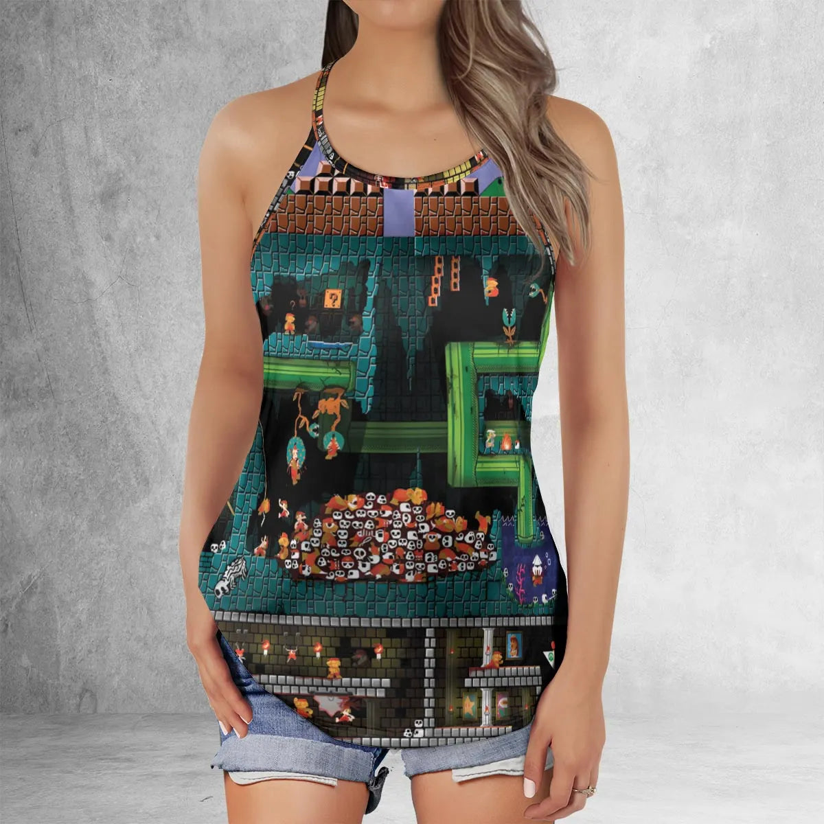 Criss Cross Tank Top - K4ZEKCK2