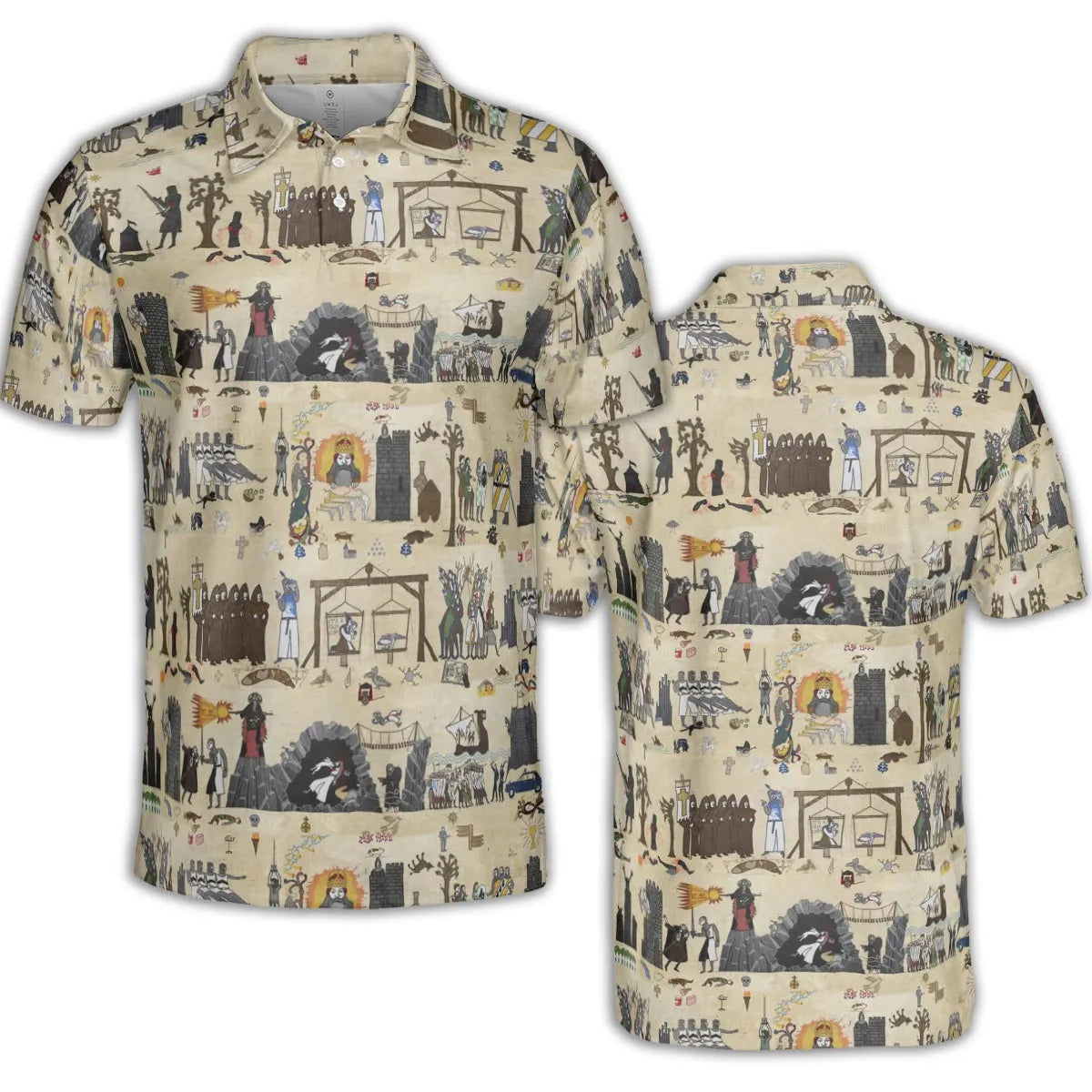 AOP Men/Women Polo Shirt - 94NUDLLA