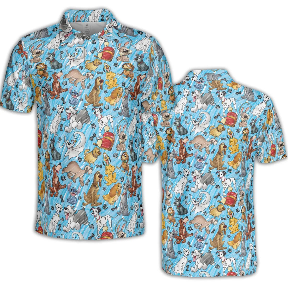 AOP Men/Women Polo Shirt - KKJQQJRU