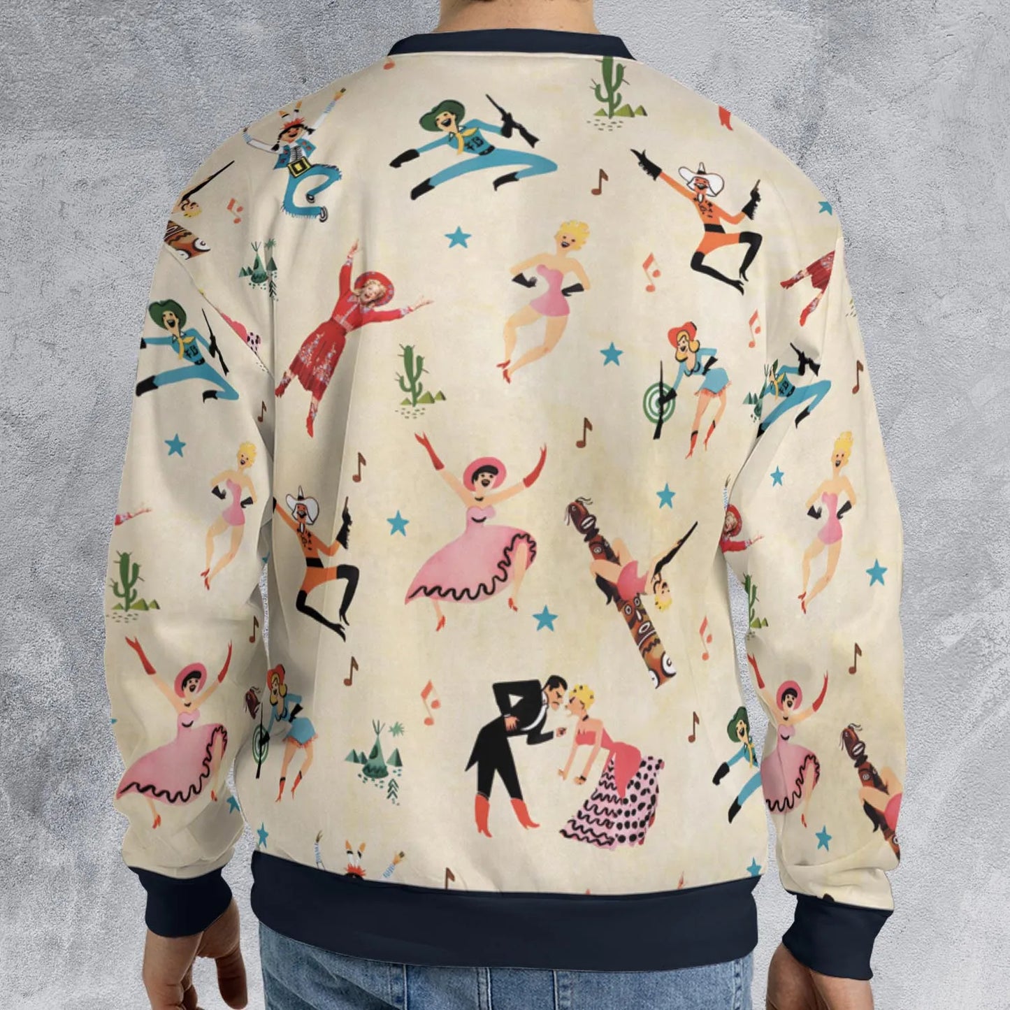All-over Print Sweatshirt - FT86QSGG