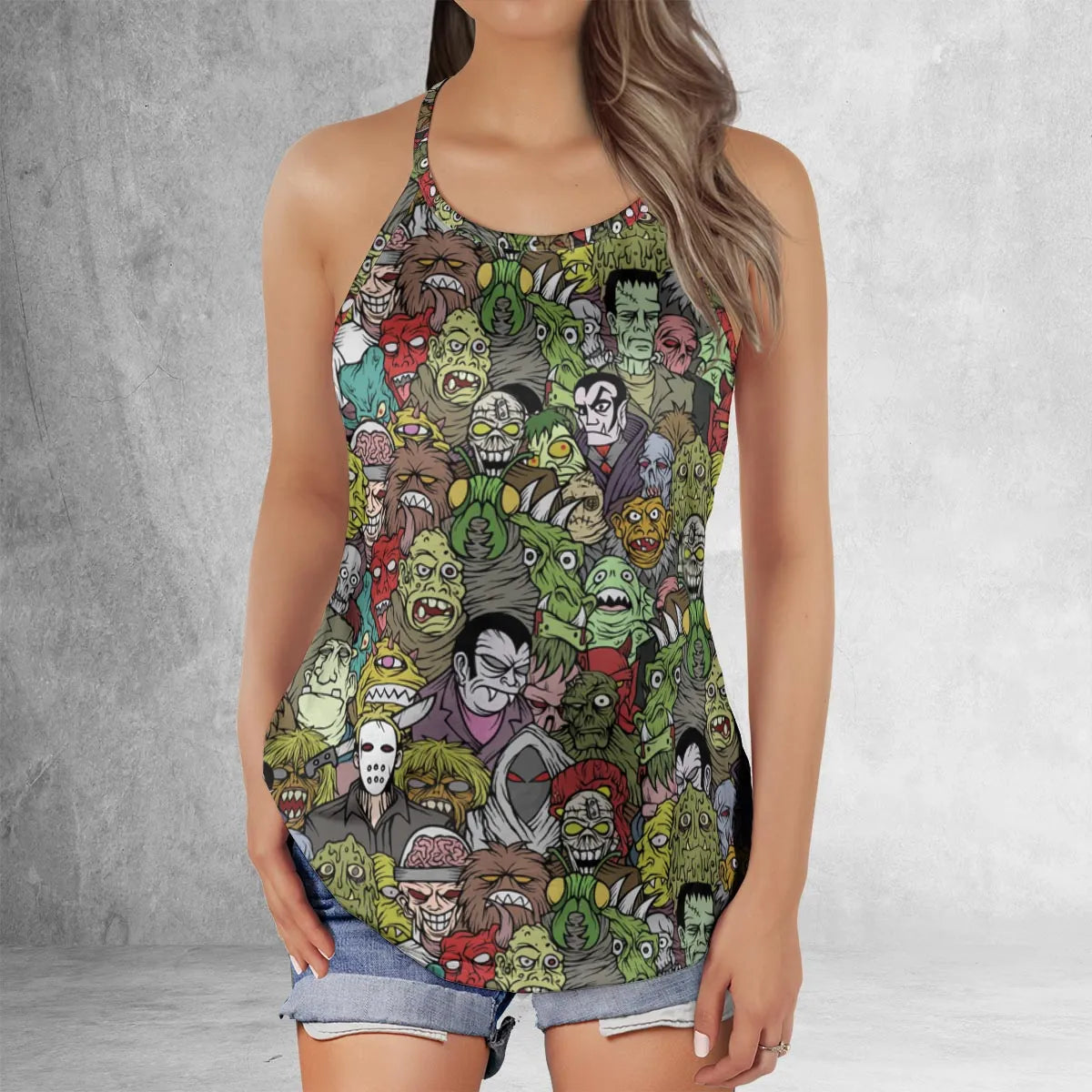 Criss Cross Tank Top - QYCYG965
