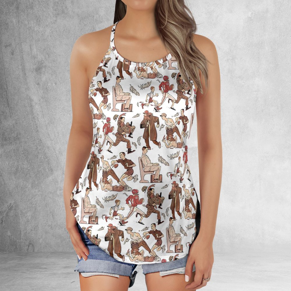 Criss Cross Tank Top - T3KV7S25 -  - 2