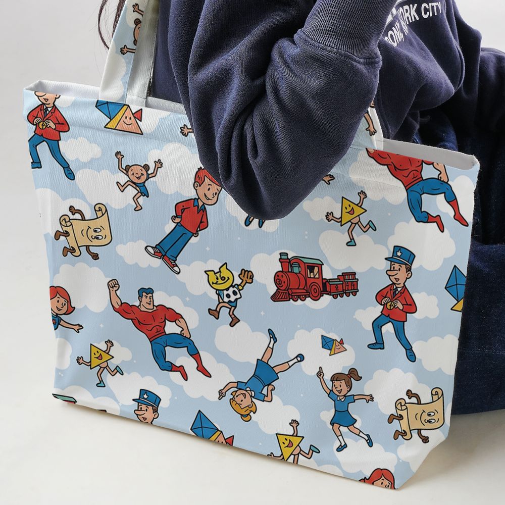 Large Tote Bag - 1Y4MPBBU -  - 2