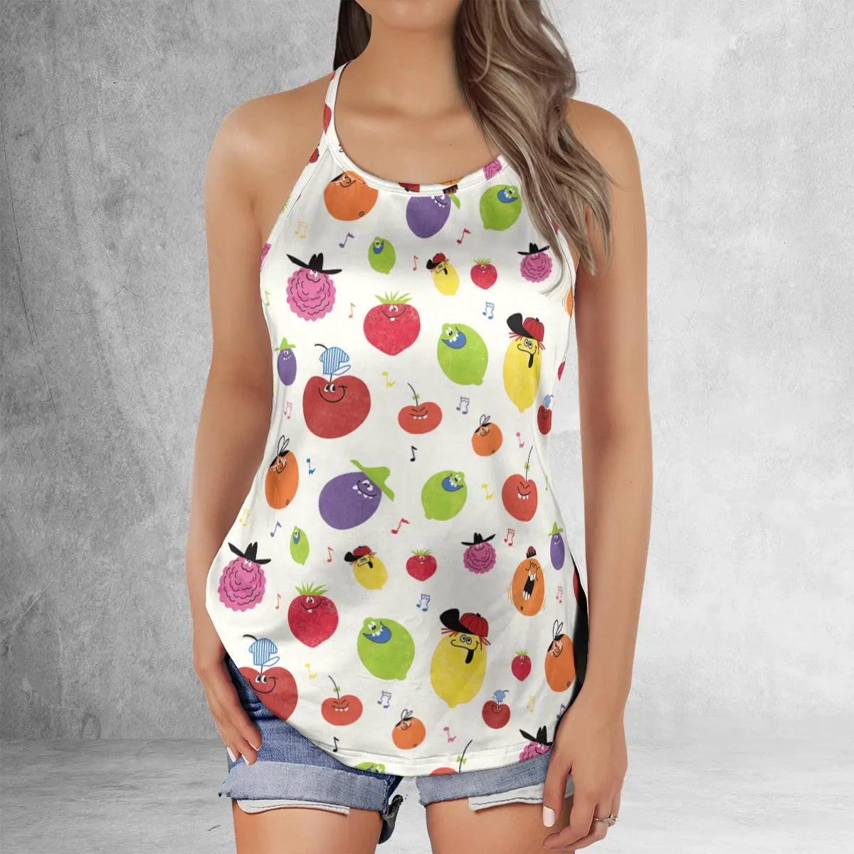 Criss Cross Tank Top - 4D2EEC8G