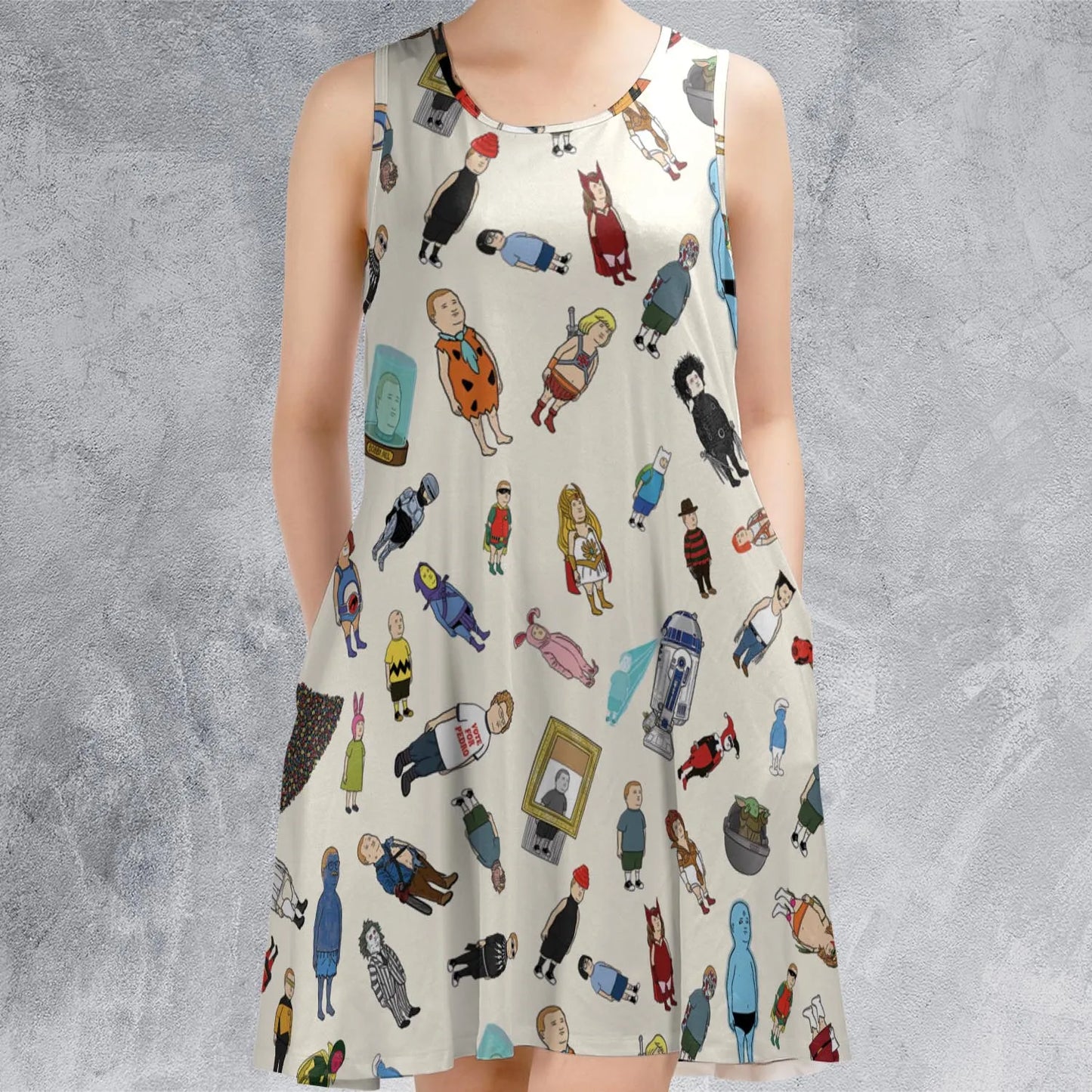 Sleeveless Dress - KQHDP9RE