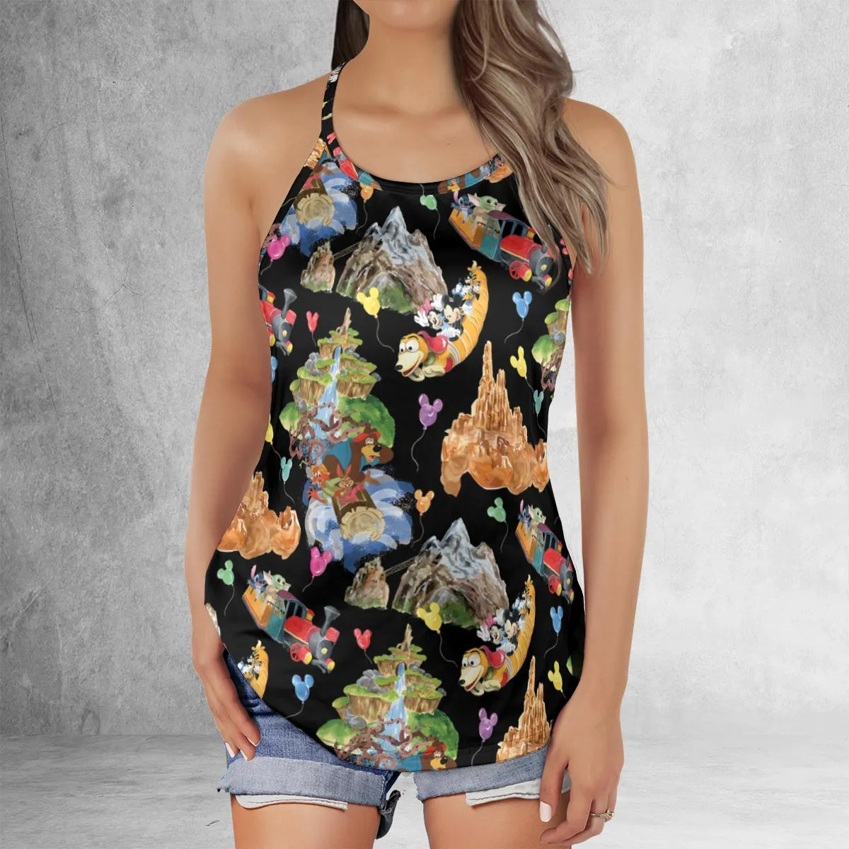 Criss Cross Tank Top - YF79LFDF