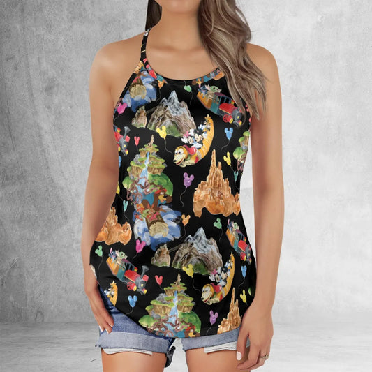 Criss Cross Tank Top - YF79LFDF