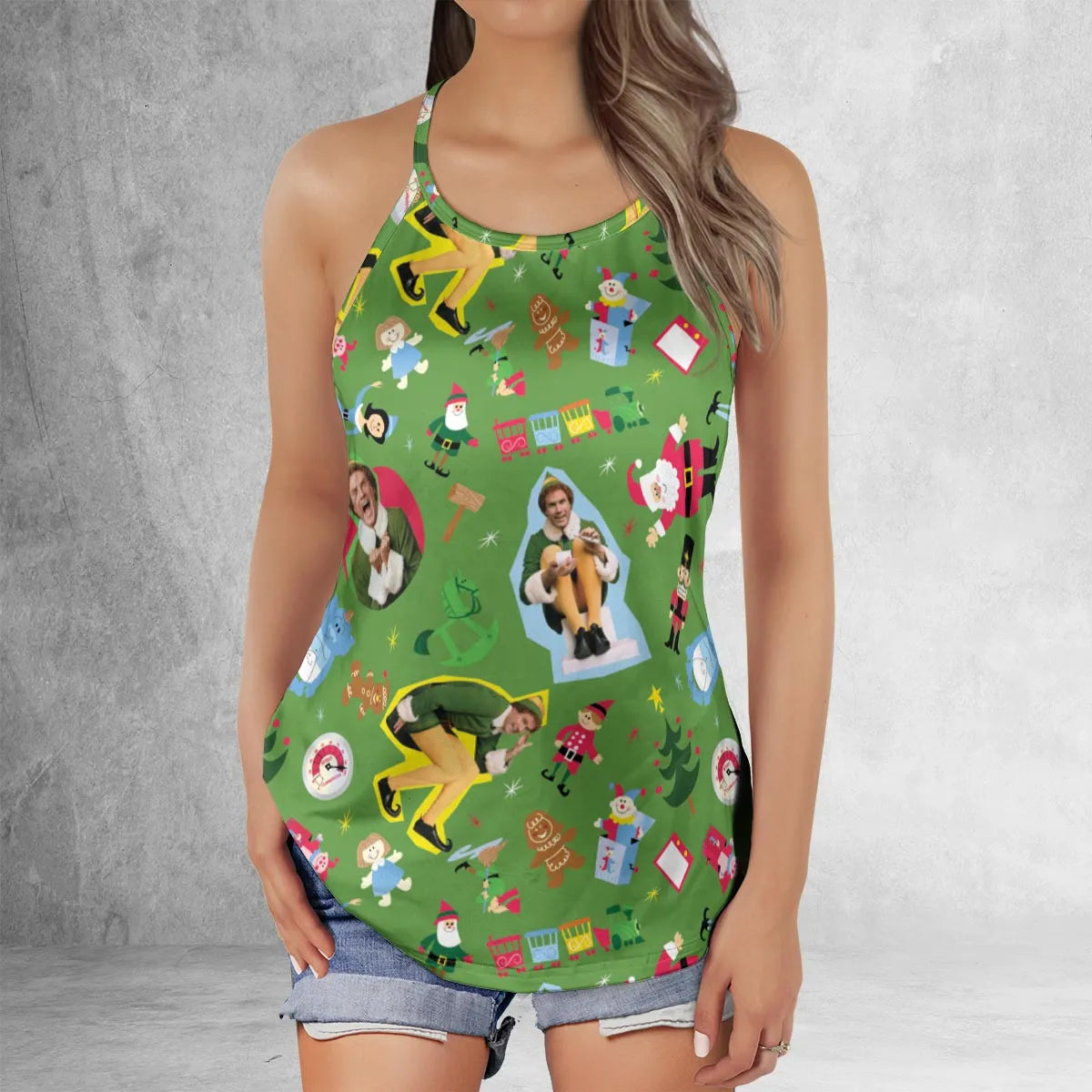 Criss Cross Tank Top - SKUQGAUN