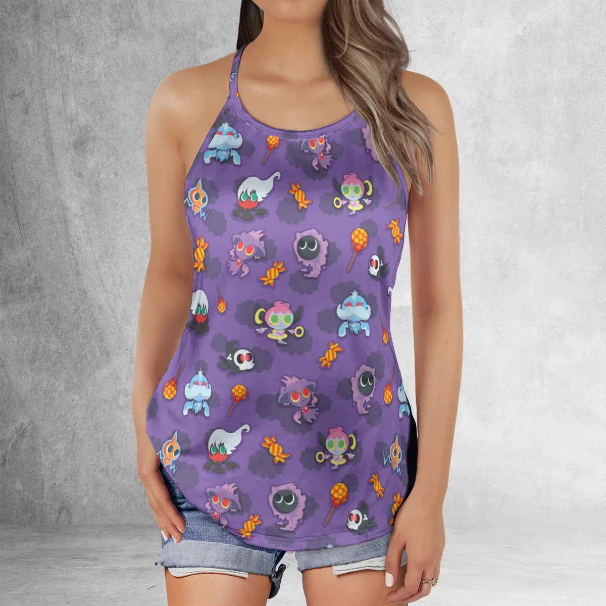 Criss Cross Tank Top - 4GMLLN8R
