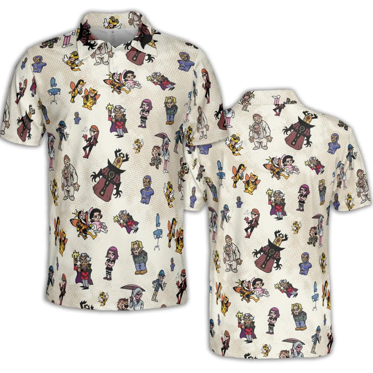 AOP Men/Women Polo Shirt - 4GKAPH7D