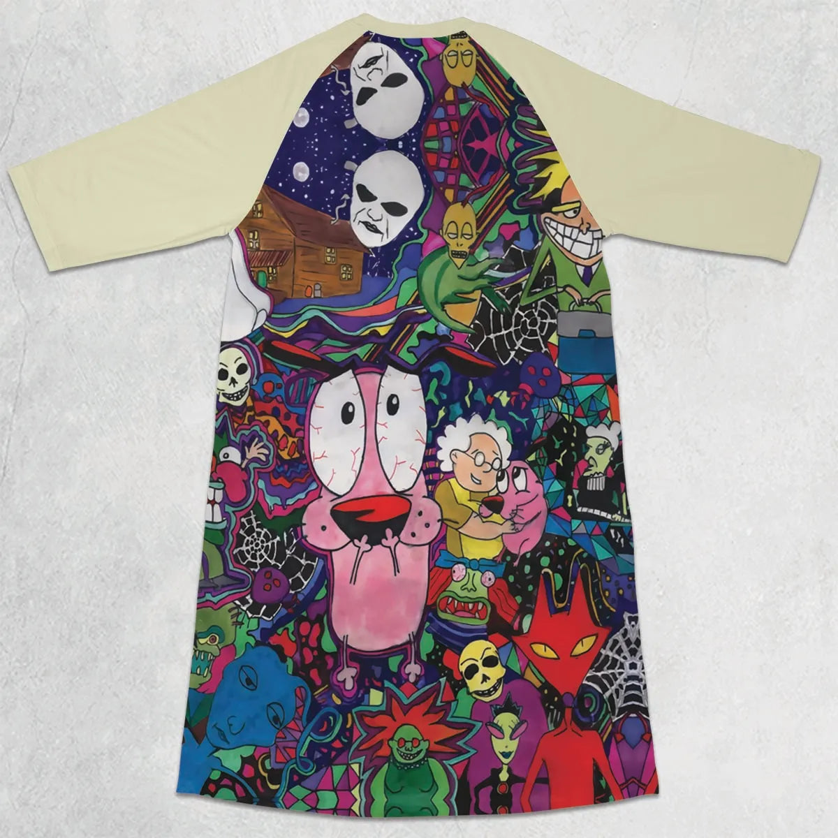 3/4 Sleeve Raglan Dress - JP71QFV9