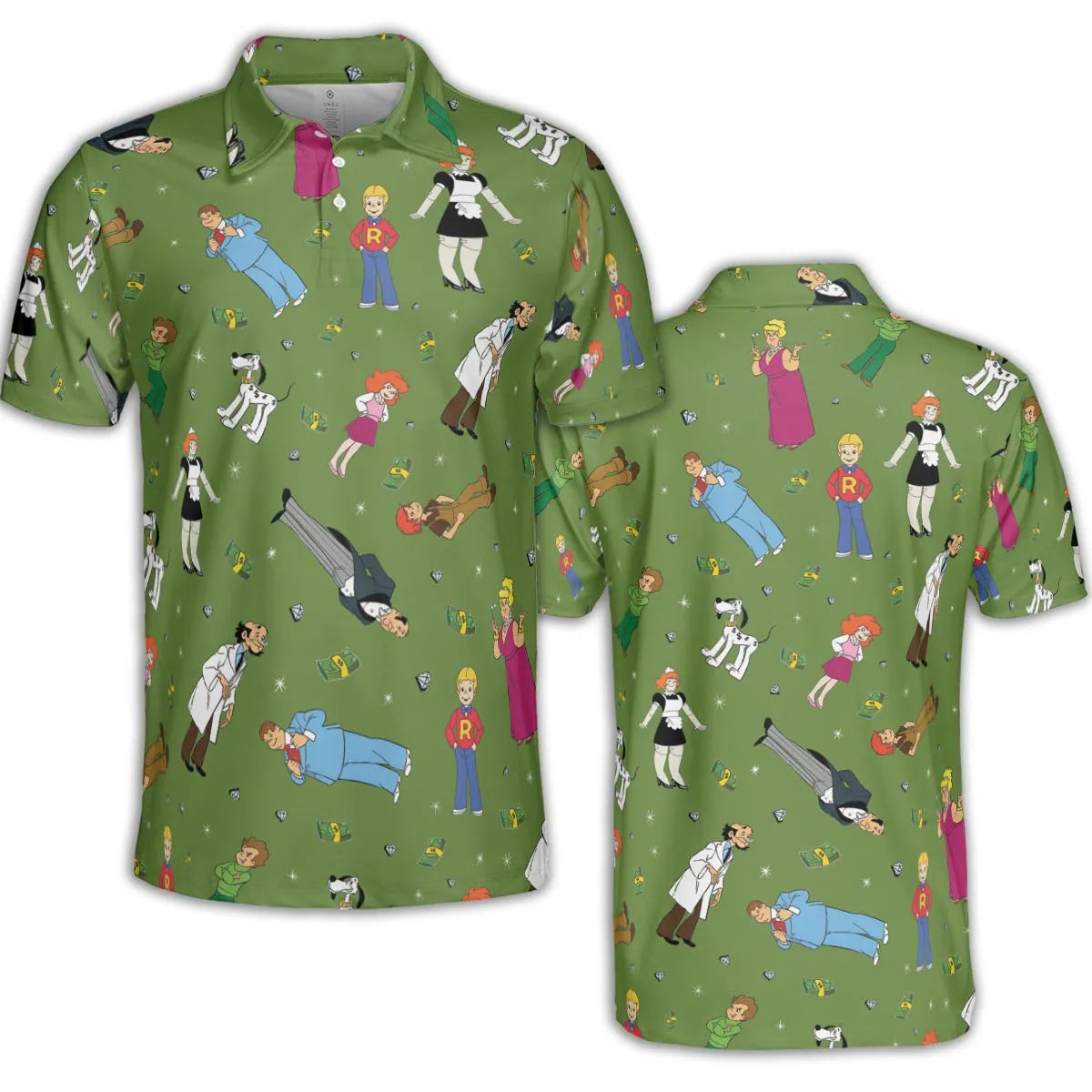 AOP Men/Women Polo Shirt - MAGMAQ52