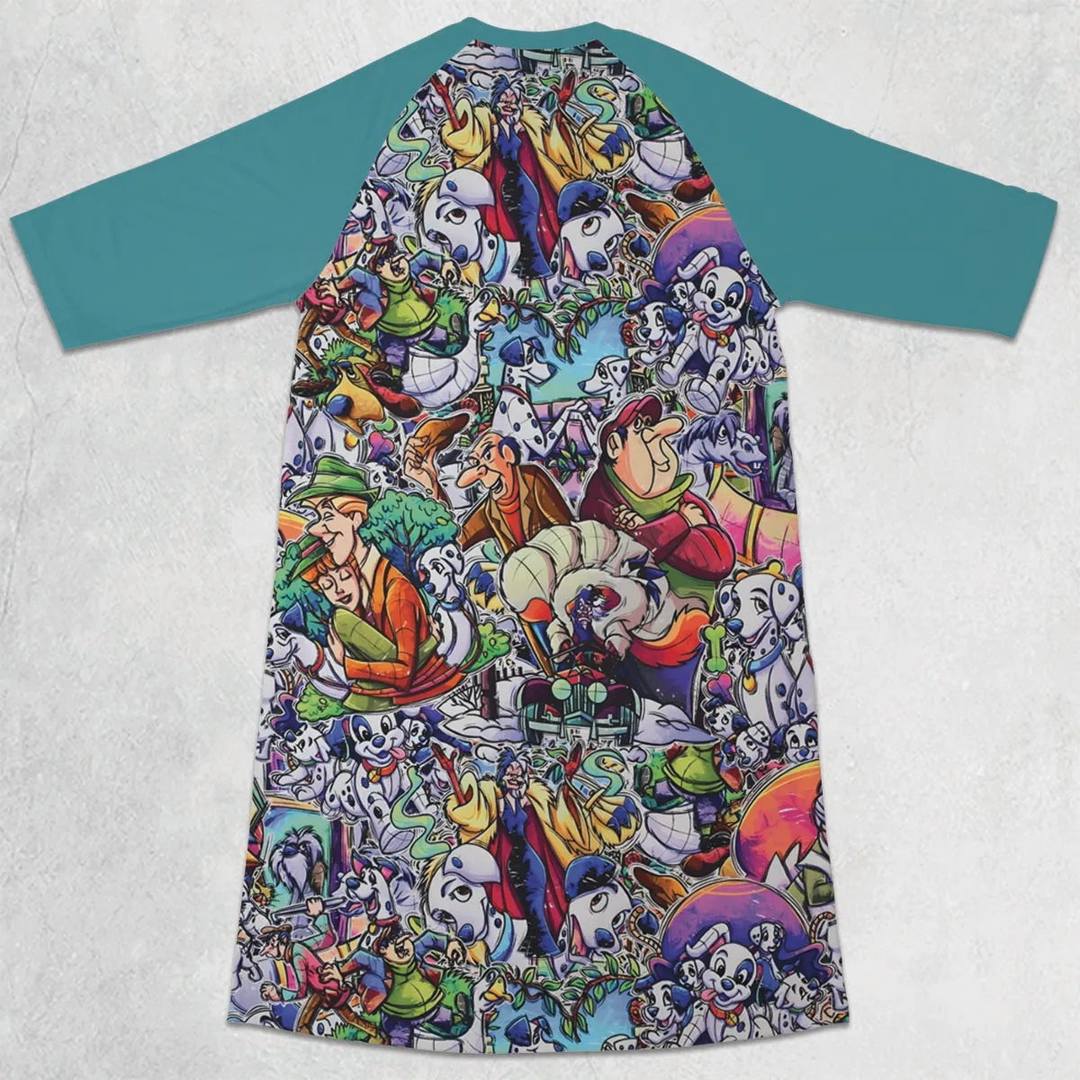 3/4 Sleeve Raglan Dress - 2SXB9NMV