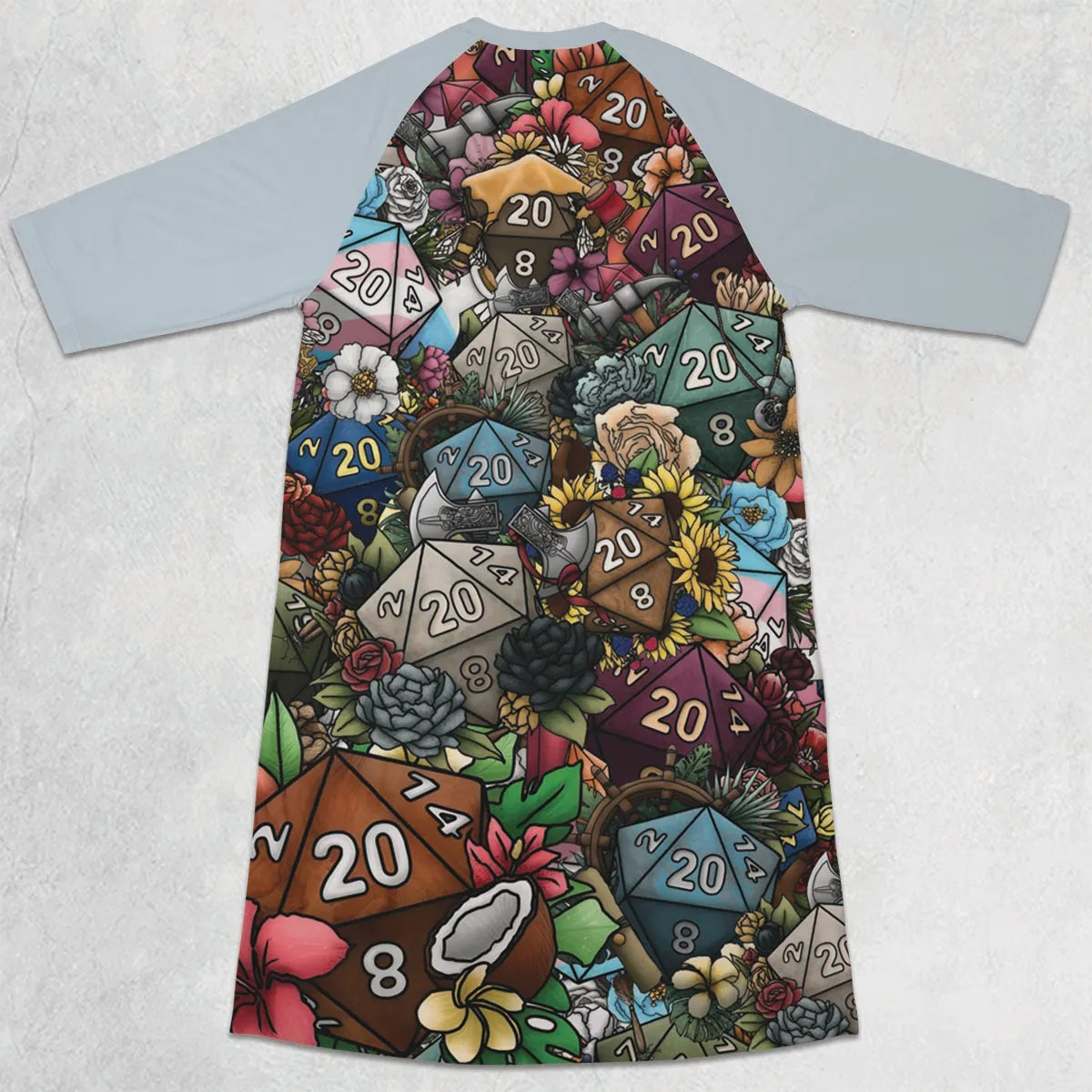 3/4 Sleeve Raglan Dress - VZ8UZ3ZG