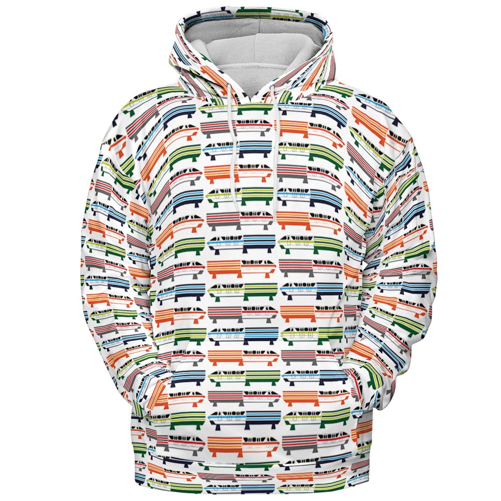 All-over Print Hoodie - V82E9EJJ -  - 2