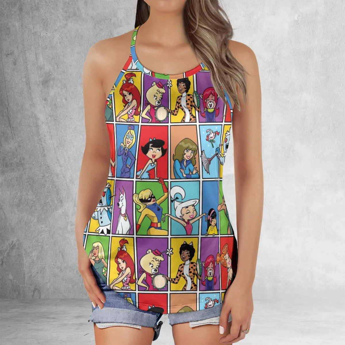 Criss Cross Tank Top - VVBRQCV9