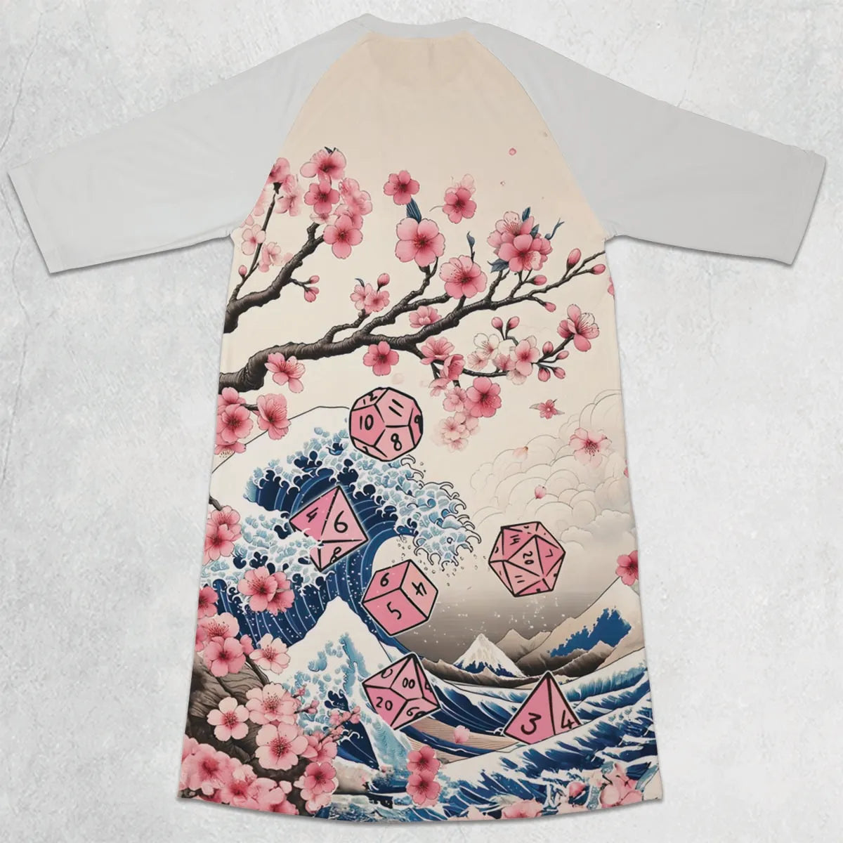 3/4 Sleeve Raglan Dress - U1FYMRLA